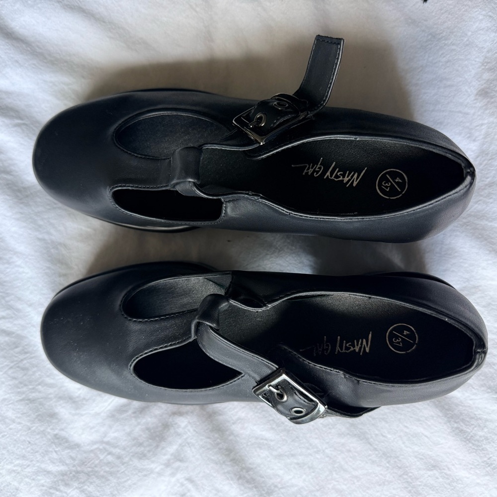 Nasty Gal Black Mary Jane’s - UK4